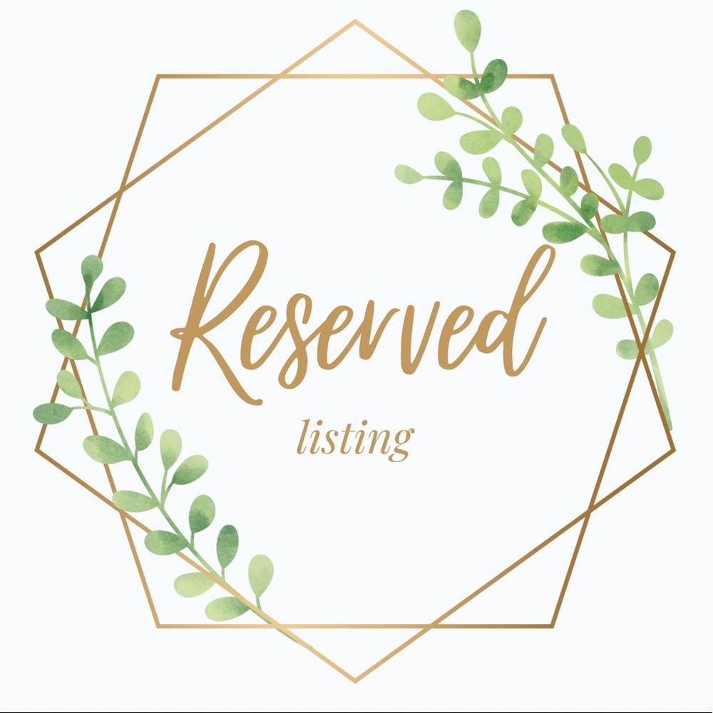RESERVED for {Alison L} ONLY